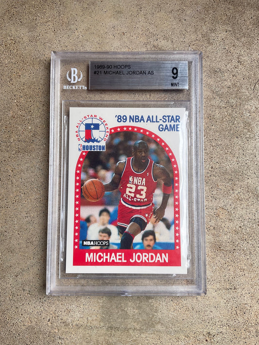1989 Hoops Michael Jordan All Star Game BGS 9